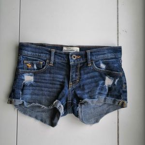 Abercrombie Kids Blue Jean Shorts Size 14